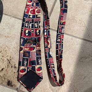 McDonald's 90s Necktie with Red and Blue Made in USA